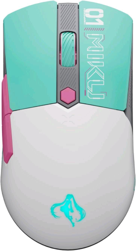 ASUS TUF GAMING MINI MOUSE WIRELESS HATSUNE MIKU EDITION MOUSE OTTICO WIRELESS 12.000 DPI 6 TASTI TRI-MODE USB/BLUETOOTH/WIRELESS LIMITED EDITION